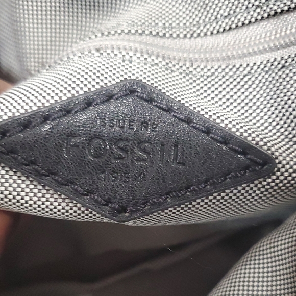 Fossil Midnight Black Backpack with Gold Accents - Picture 13 of 14